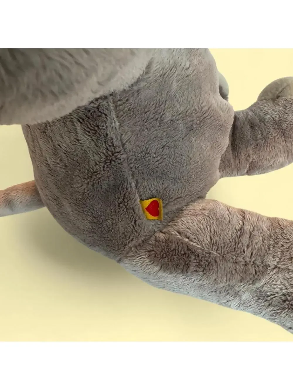 Build-A-Bear Workshop Gray Elephant Plush Toy, approximately 11” seated